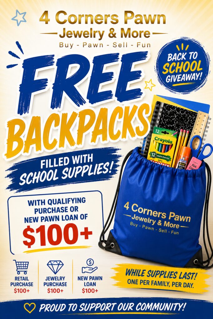 August Free backpacks